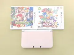 【ジャンク品】ニンテンドー3DS LL ピンク ゲームソフト2本付き