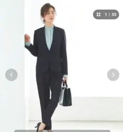 ネイビー セットアップスーツ