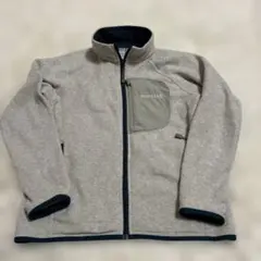 mont-bell クリマプラス　フリースジャケット130cm グレー