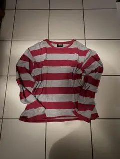 archive 平成　Stussy ボーダー 長袖 Tシャツ y2k swagのサムネイル