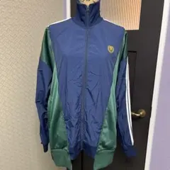 etsinta ナイロン切替トラックジャケット ブルー×グリーン