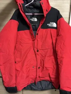 THE NORTH FACE レッド ブラック ダウンジャケット L