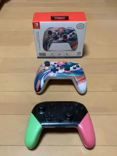 PowerA エンハンスド ワイヤレスコントローラー　スプラトゥーン　プロコン