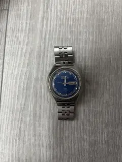 ヴィンテージ SEIKO 5 ACTUS 自動巻き腕時計　ブルー