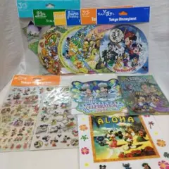 ディズニーリゾート ディズニーストア ステッカー シール ポストカード