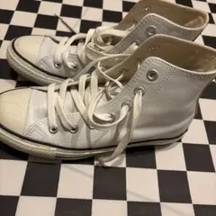 Converse All Star ホワイト ハイカットスニーカー
