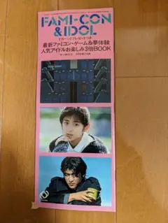 FAMI-CON & IDOL 雑誌 付録　表紙岡田有希子他
