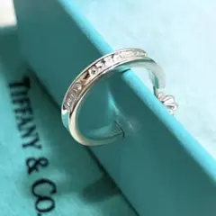 【極美品】ティファニー　ナローフープピアス1837 片耳　メンズ/レディース