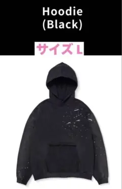 BTS 韓国 ARIRANG ポップアップ HOODIE フーディー 黒 L - メルカリ