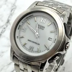 CITIZEN　電波ソーラー　腕時計　美品　A412-T002595　メンズ