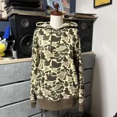 カモフラージュ フード付きパーカー