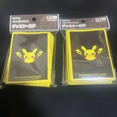 ポケモンカードゲーム デッキシールド ピカチュウ 64枚入り　×2個セット