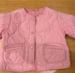 ZARA キルティング ピンクアウター