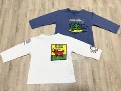 ZARA キースヘリング ロンT 9-12m 80cm 2枚セット