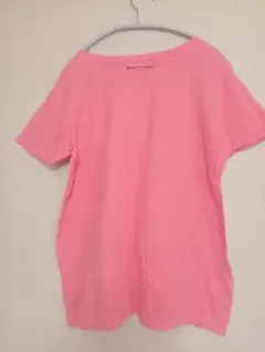 ハートマーケットTシャツVネックピンクＬ