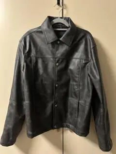 ブラックレザージャケット M