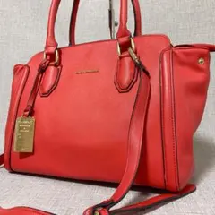 サマンサアンドシュエット 2way ショルダーバッグ トートバッグ 赤