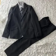 卒業式　入学　メンズ　フォーマルスーツ ダークブルー 170cm 4点セット