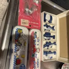 魚型箸置き、ベビースプーン、子供用箸