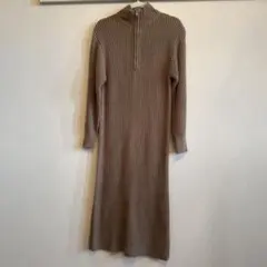 美品 AZUL ニットロングワンピース M