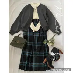 秋冬チェックスカートセット レディース服まとめ売り コーデ売り セットアップ L