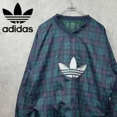 ナイロンプルオーバー チェック柄