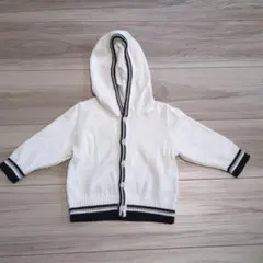 COMME CA ISM フード付きカーディガン 80cm