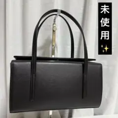 ⭐️未使用⭐️土屋鞄　レクタカリス　フォーマルバッグ　ハンドバッグ　レ　ブラック