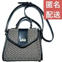 【美品】MOUSSY モノグラム ミニショルダーバッグ 2WAY ブラウンのサムネイル