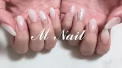 Whiteラメグラ♡ジェルネイルチップ♡現品orサイズオーダー