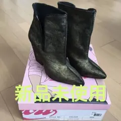 ジェフリーキャンベル　ショートブーツ　ハラコ　レザー　本革のサムネイル