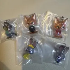 ズートピア2 めじるしアクセサリー　フルコンプリート　5種セット