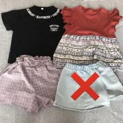 ぴーさん専用⭐️130 女の子　夏服　セット　まとめ売り