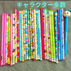 キャラクター入り鉛筆セット　大量 当時物　平成レトロ
