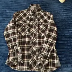 ニコルクラブフォーメン　ネルシャツ パープル系チェック