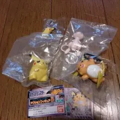 ポケットモンスターアクションフィギュア3ミュウ他