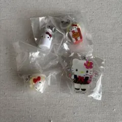 ハローキティ キーホルダー めじるし 4個セット