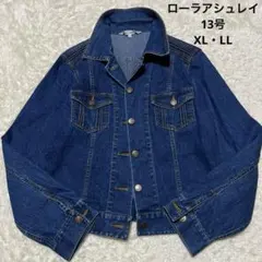 Laura Ashley ローラアシュレイ　デニムジャケット 13号　XL LL