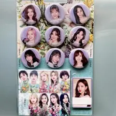 TWICE3 初回限定盤B 缶バッジ　トレカセット