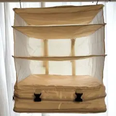 ★どこでも　クローゼット　吊り下げ収納 ラック　トラベルポーチ　圧縮バッグ