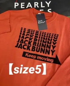 新品正規品【JB/5】パーリーゲイツ ジャックバニークルーネックニットストレッチ