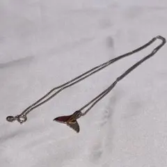 ホエールテール　ネックレス　スターリングシルバー 925 銀製