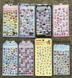 トムとジェリープクプクシール×1枚&その他プクプクシール7枚セットの全8枚セット
