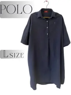 polo ポロ　ブランド　マタニティ　ワンピース　ネイビー