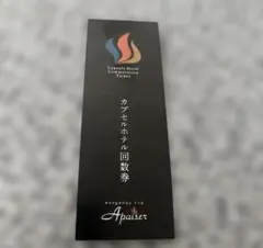 アペゼ 今池 カプセルホテル回数券 有効期限:26.9.30のサムネイル