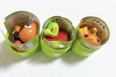 チョコエッグ　ポケモン　旅立ちの3匹　ポカブとキモリとアチャモの3点セット☆