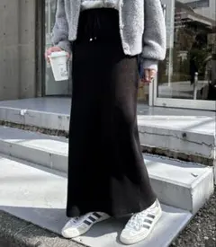 ciaopanictypy ブラック　リブスカート