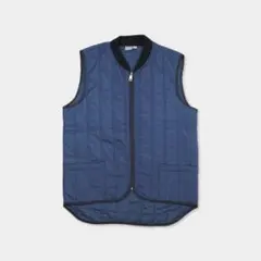 70s Sears ネイビー 中綿ベスト 70s 70年代 シアーズ ナイロンベスト 紺 ネイビー 2トーン ストア