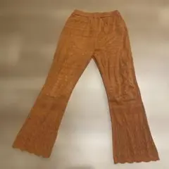 FREAK'S STORE 透かし編み　フレア　パンツ