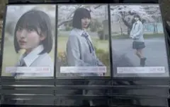 櫻坂46 生写真　四期生お披露目制服　3種コンプ　山田桃実
